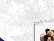 Картины по номерам по фото на круглом холсте