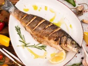 Сибас жареный на сковороде