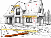 Новогоднее оформление фасадов зданий