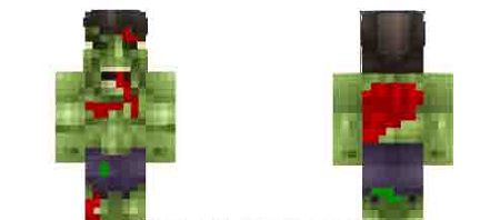 Скин избитого Халка для Майнкрафт ПЕ