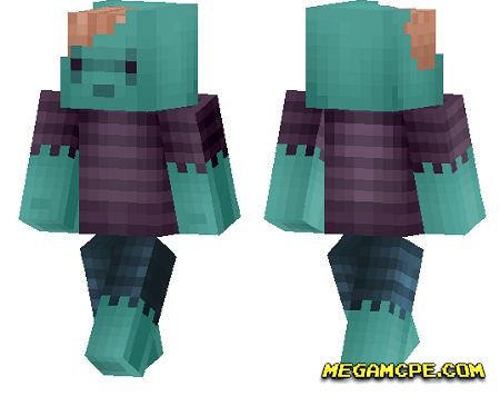 Скин голубого монстра