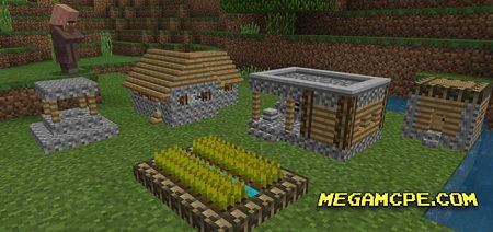 Текстур пак Tiny Village (128×128)