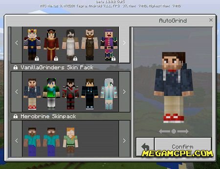 Скин пак VanillaGrinders